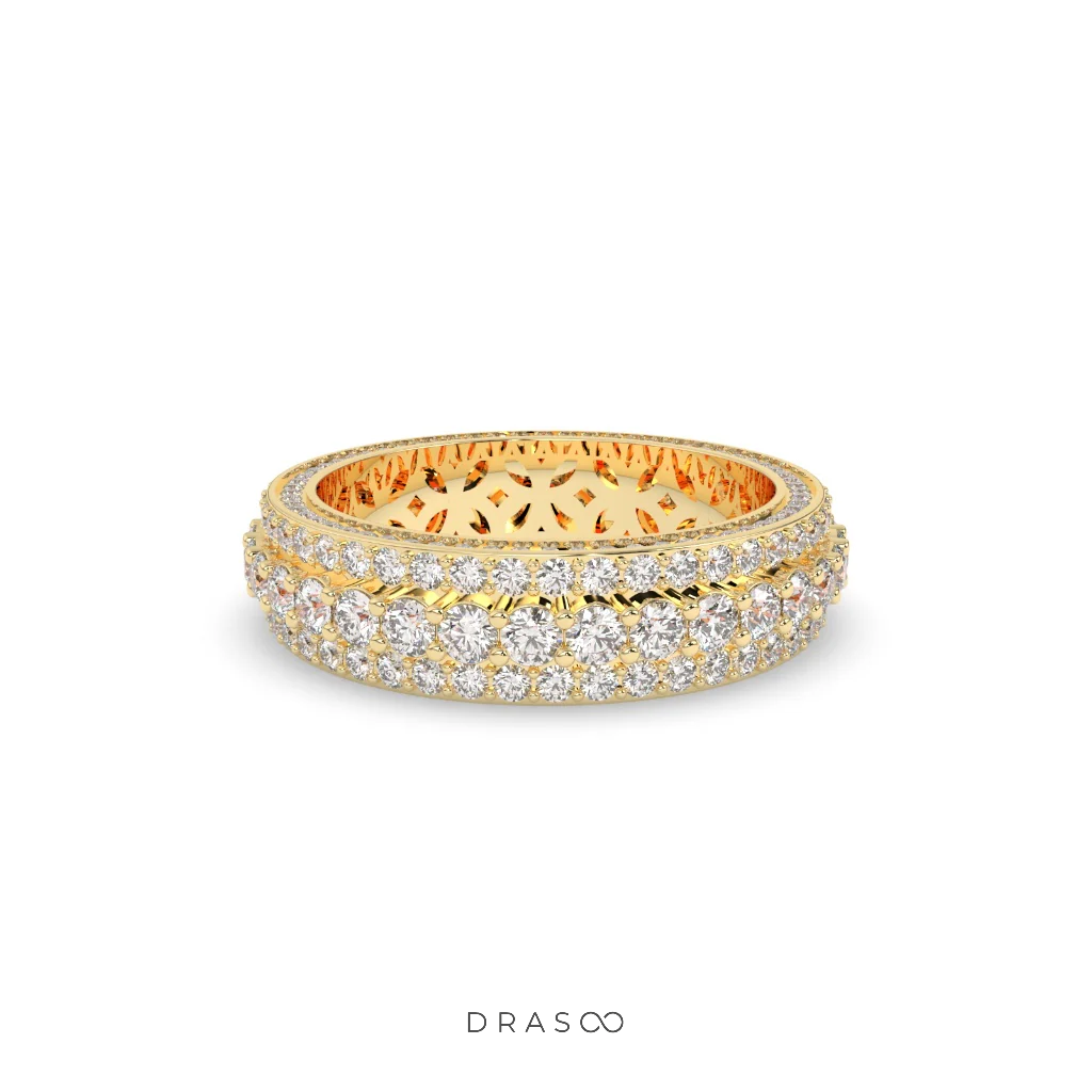 CLASSIC DIAMOND ETERNITY GOLD BAND