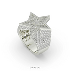 GOLDEN STAR CELEBRITY POWER RING