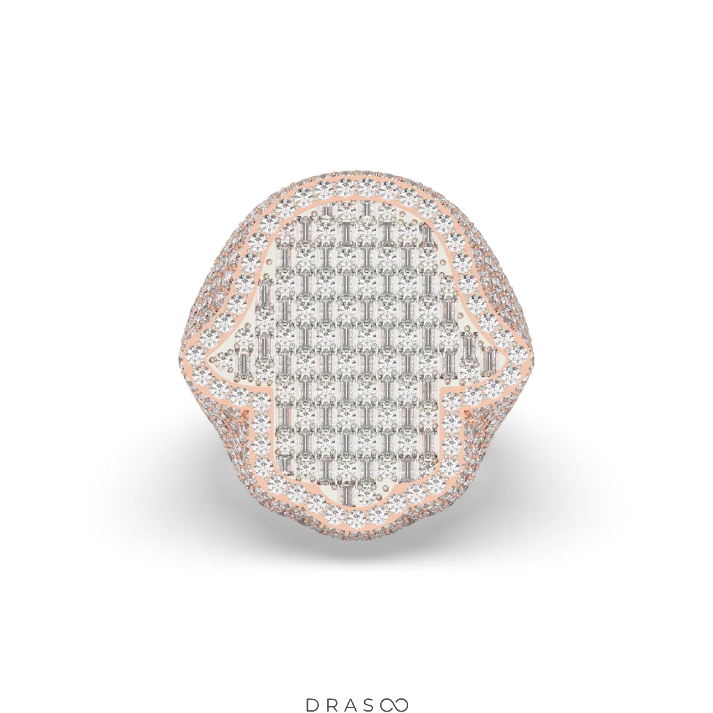 HAMSA PROTECTION DIAMOND POWER RING