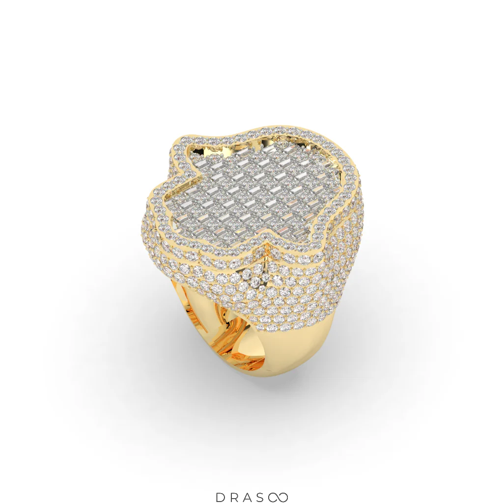 HAMSA PROTECTION DIAMOND POWER RING