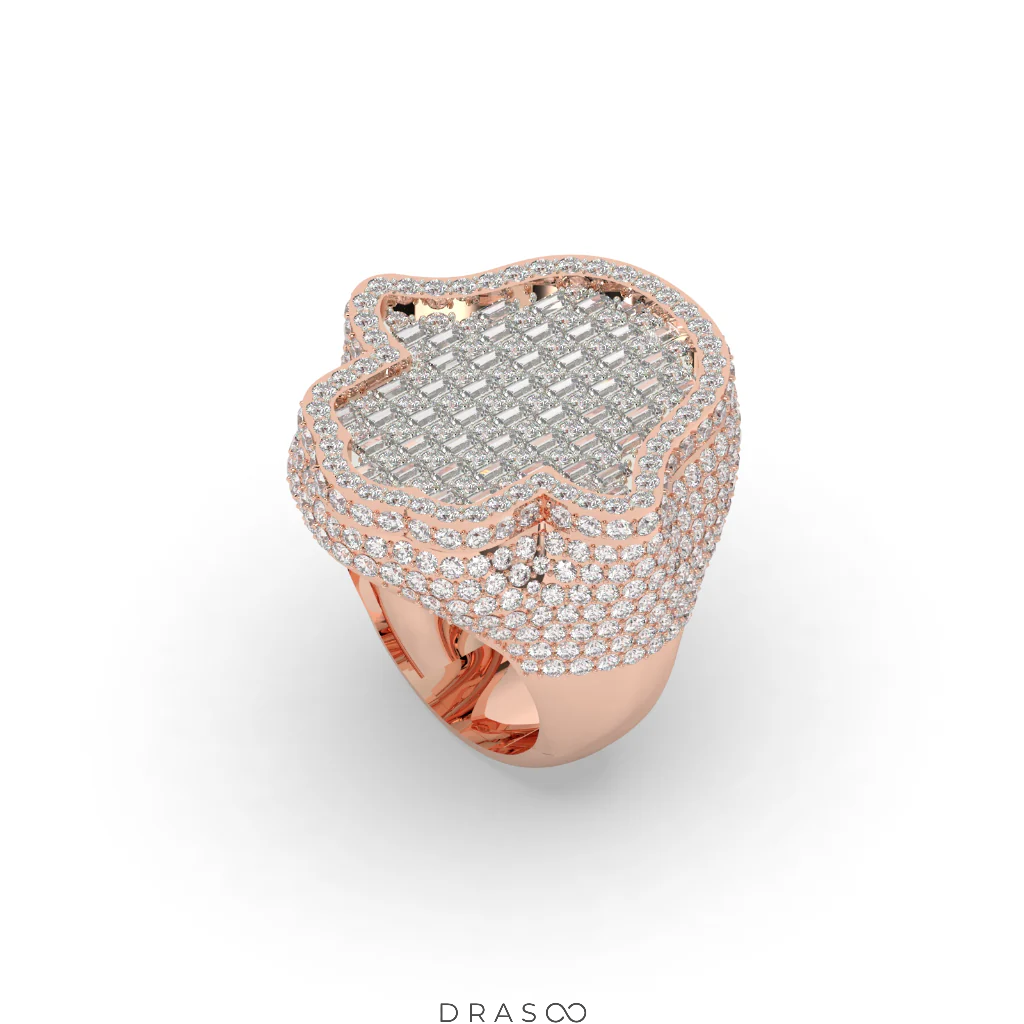 HAMSA PROTECTION DIAMOND POWER RING
