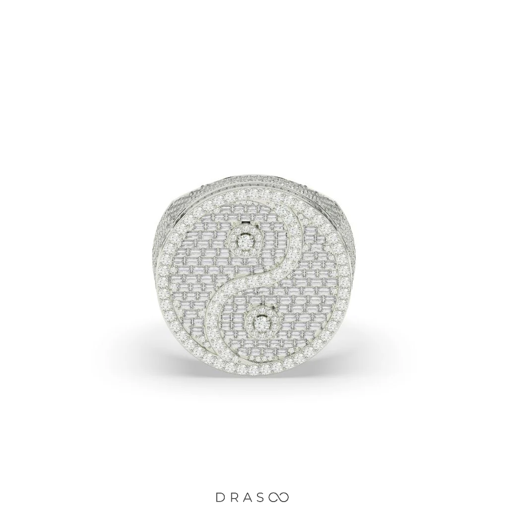 HARMONY SPARKLE SYMBOL GOLD RING