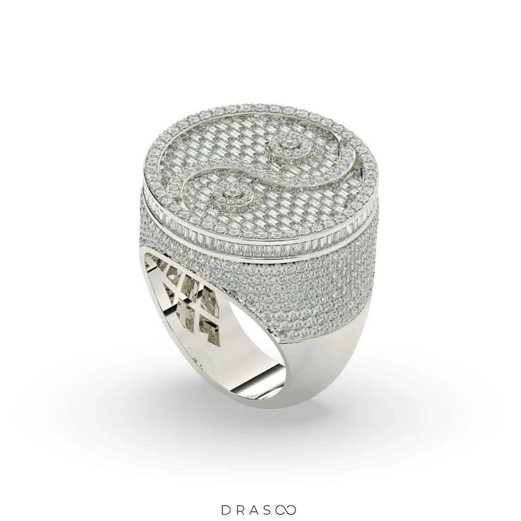 HARMONY SPARKLE SYMBOL GOLD RING