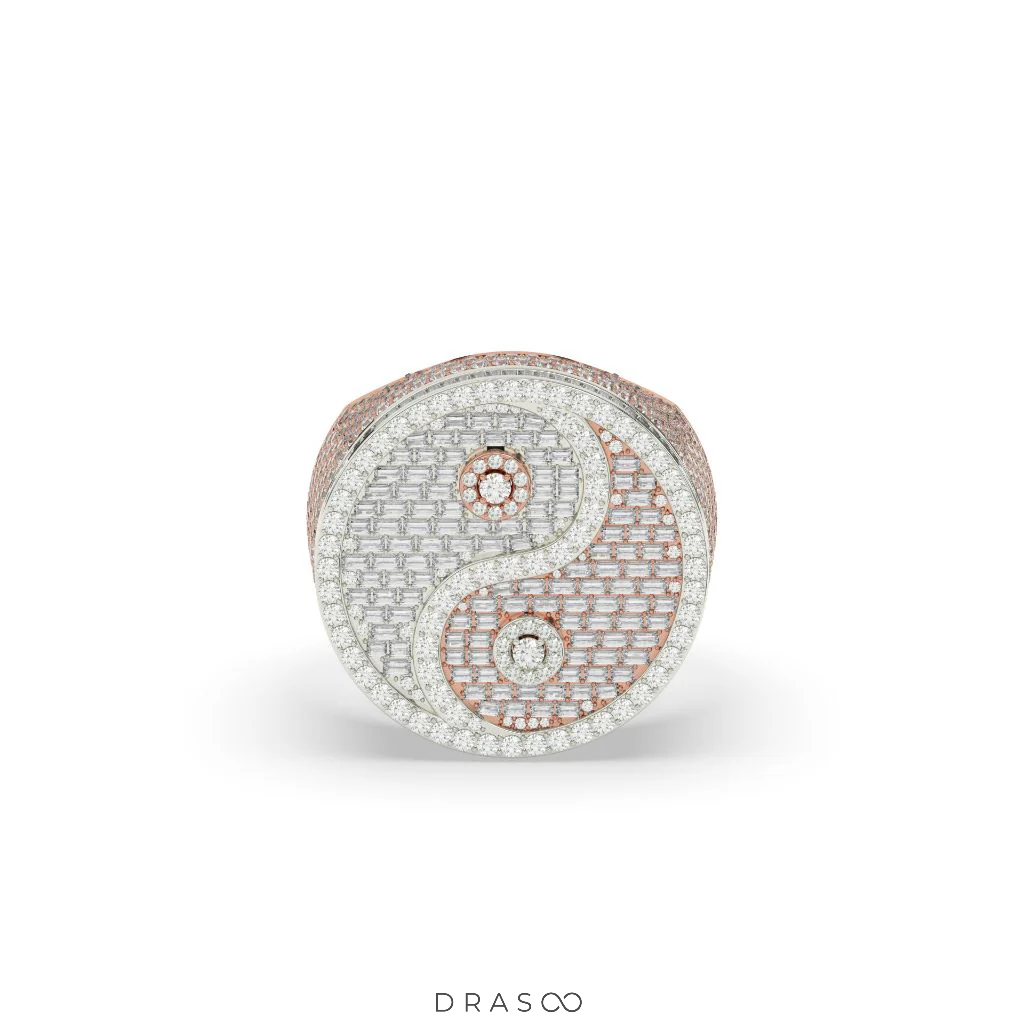 HARMONY SPARKLE SYMBOL GOLD RING