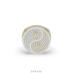 HARMONY SPARKLE SYMBOL GOLD RING