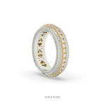 RADIANT HALO DIAMOND BAND RING