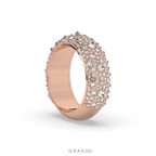 ROUND DIAMOND DOME RING