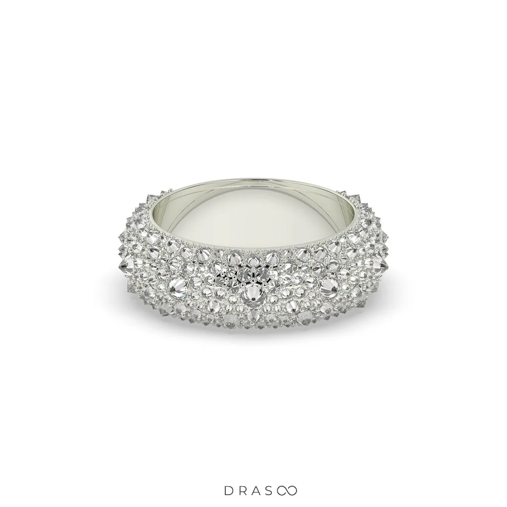 ROUND DIAMOND DOME RING