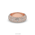 ROUND DIAMOND DOME RING