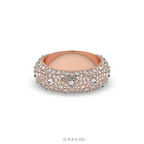 ROUND DIAMOND DOME RING