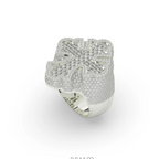 CHROME HEART DIAMOND RING