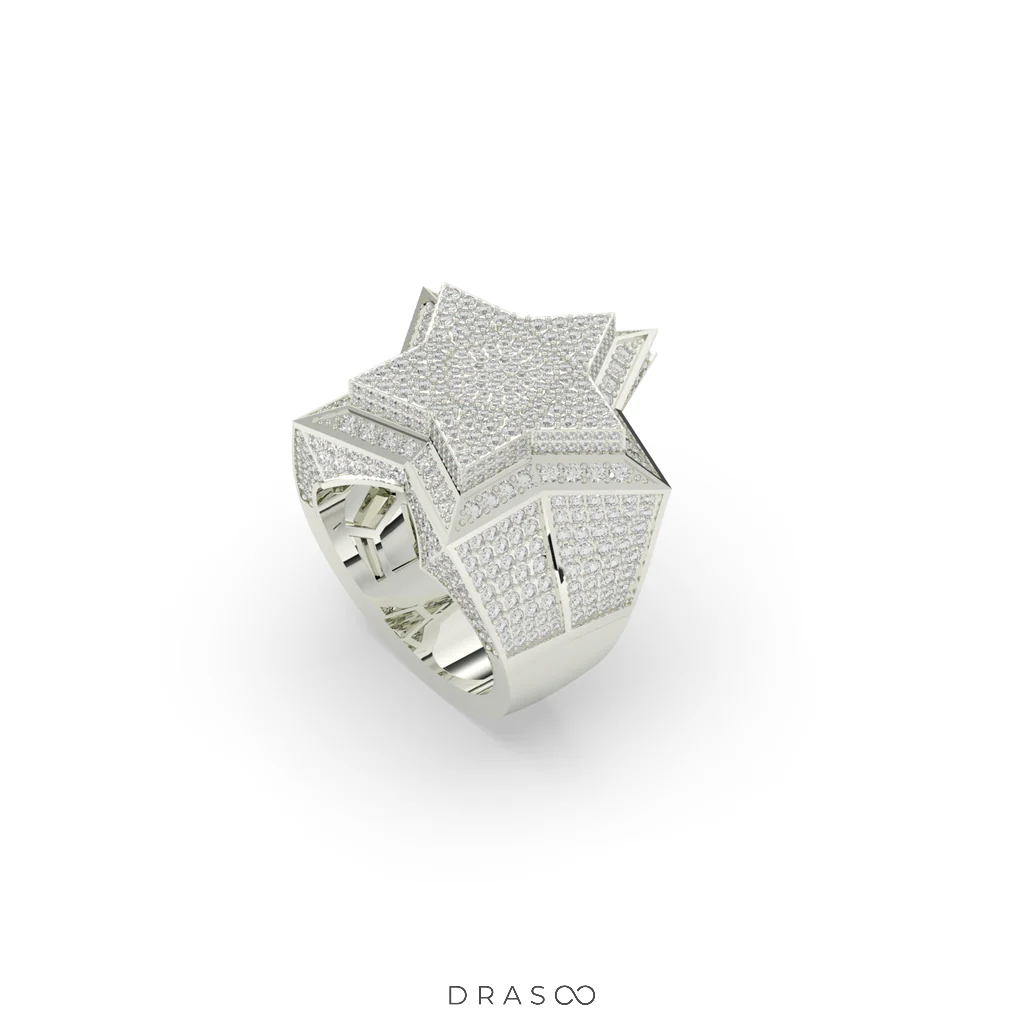 SHINE BRIGHT STAR STATEMENT RING