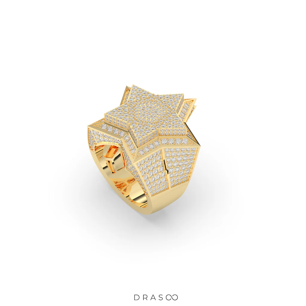 SHINE BRIGHT STAR STATEMENT RING