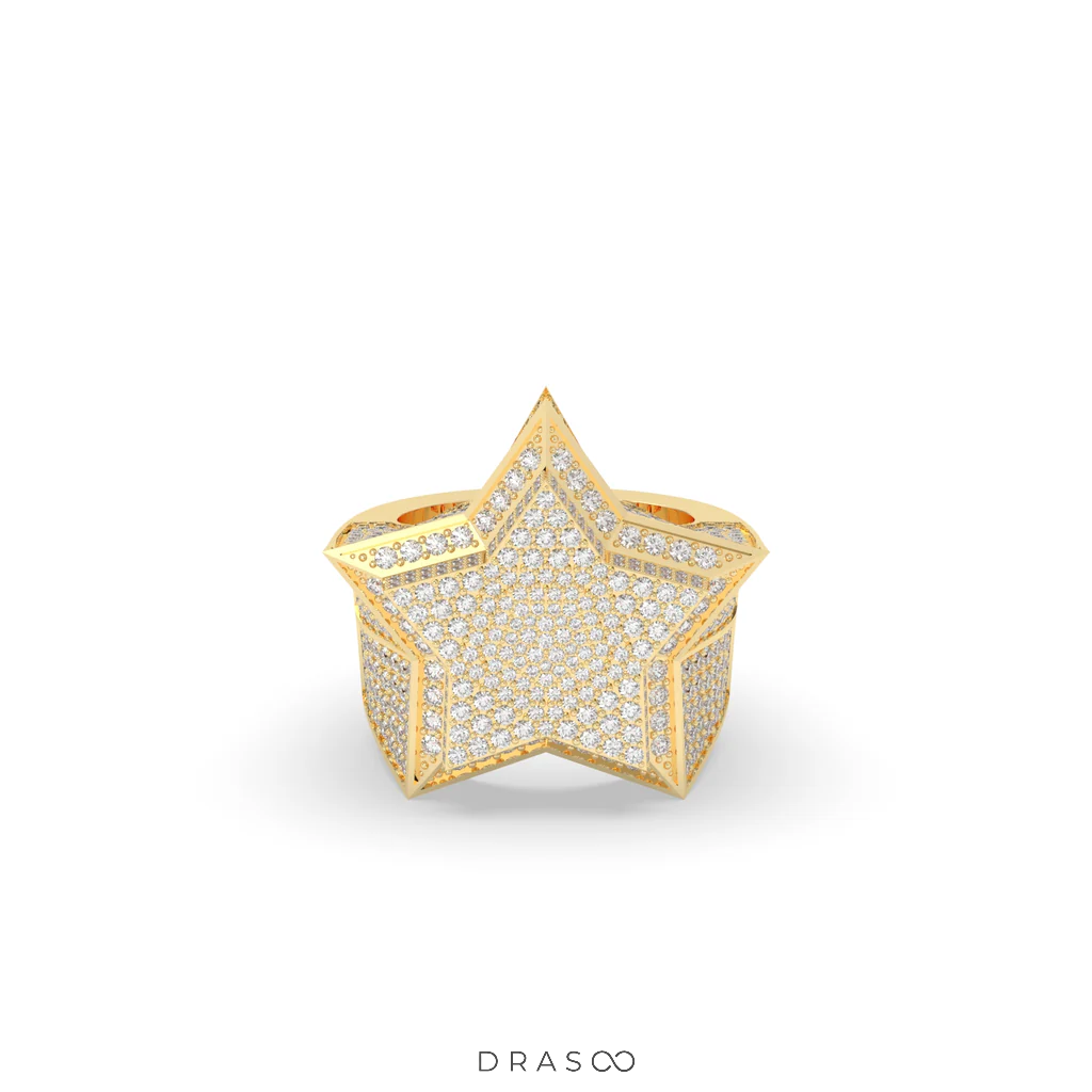 SHINE BRIGHT STAR STATEMENT RING