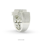 SHINING STAR PAVÉ STATEMENT RING