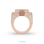 SHINING STAR PAVÉ STATEMENT RING