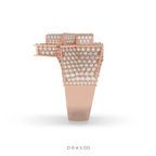 SHINING STAR PAVÉ STATEMENT RING