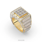 SQUARE ICE LUXURY POWER RING
