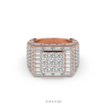 SQUARE ICE LUXURY POWER RING