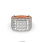 SQUARE ICE LUXURY POWER RING