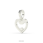 DIAMOND EMBRACE OPEN HEART PENDANT