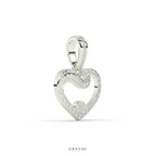 DIAMOND EMBRACE OPEN HEART PENDANT