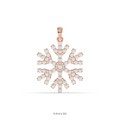 SNOWFLAKE DIAMOND PENDANT