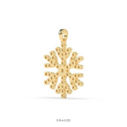 SNOWFLAKE DIAMOND PENDANT