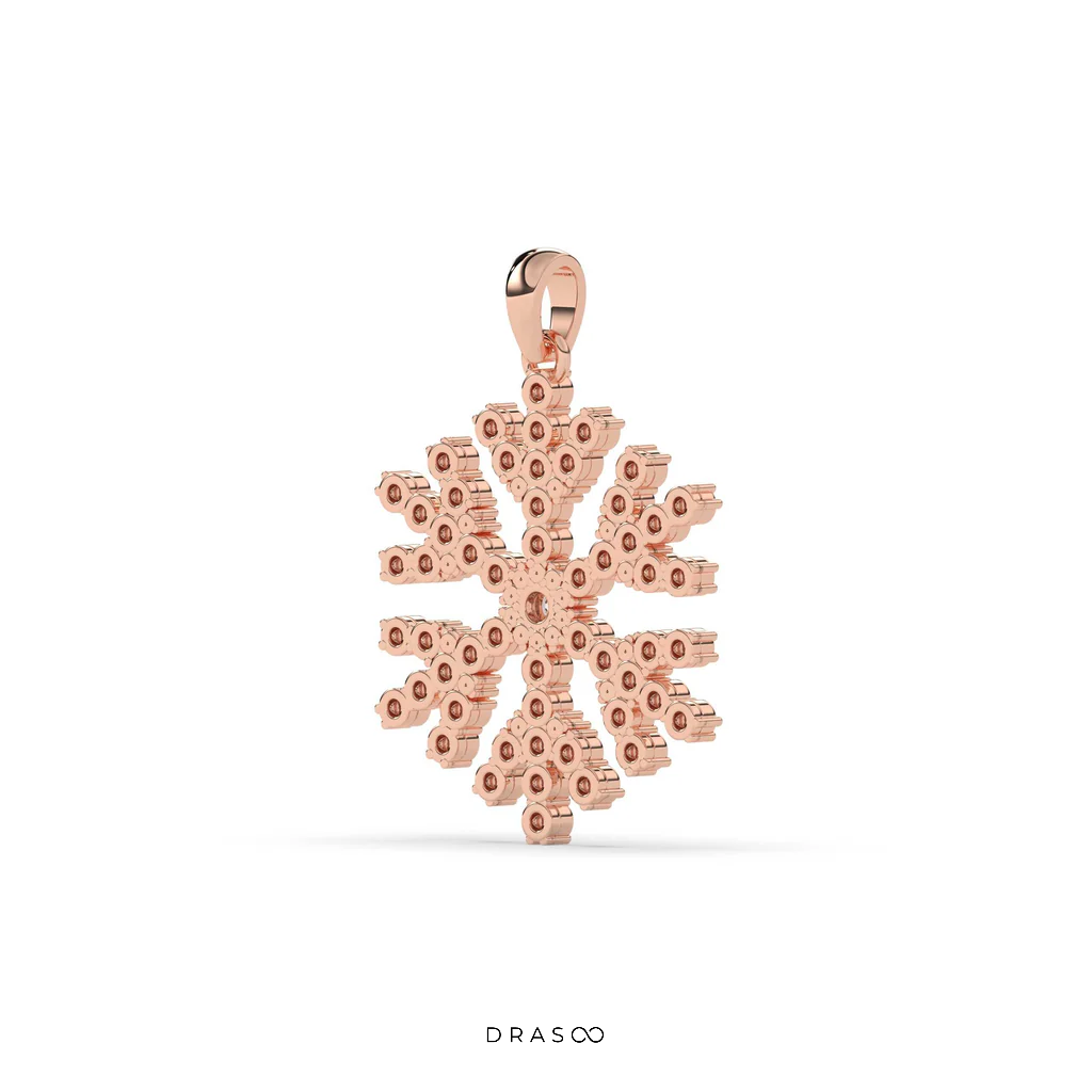 SNOWFLAKE DIAMOND PENDANT