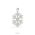 SNOWFLAKE DIAMOND PENDANT