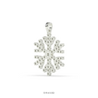 SNOWFLAKE DIAMOND PENDANT
