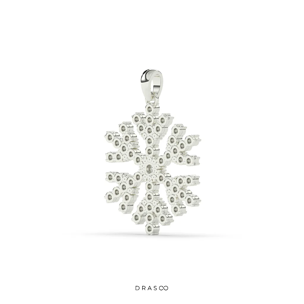SNOWFLAKE DIAMOND PENDANT