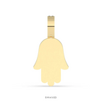 MARQUISE AND ROUND DIAMOND HAMSA ICED OUT HIP HOP PENDANT