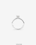 0.70 Carat TW Oval Laboratory-Grown Diamond Solitaire Engagement Ring in 14kt Rose Gold