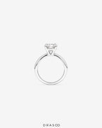 2.25 Carat Round Brilliant Lab-Grown Diamond Solitaire Ring in 14K Rose Gold