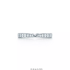 Diamond Band Ring in 18K Rose Gold with Diamonds (1.8mm)