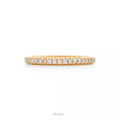 Half Eternity Ring in 18K Rose Gold with Diamonds