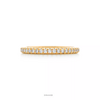 Half Eternity Ring in 18K Rose Gold with Diamonds