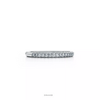Half Eternity Ring in 18K Rose Gold with Diamonds