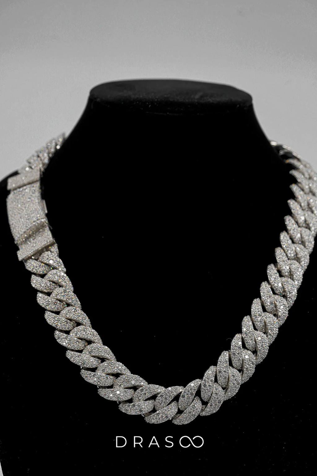 22MM MOSAIC DIAMOND CUBAN CHAIN