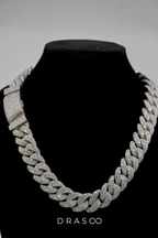 22MM MOSAIC DIAMOND CUBAN CHAIN