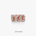 DIAMOND CUBAN RING, CLASSIC