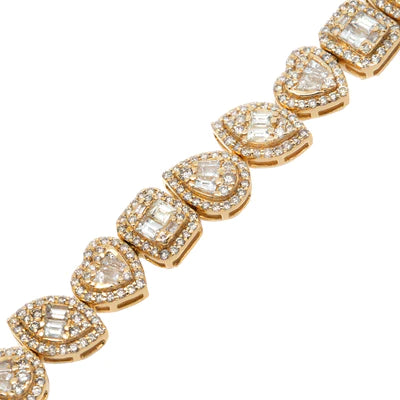MULTI SHAPE DIAMOND BRACELET