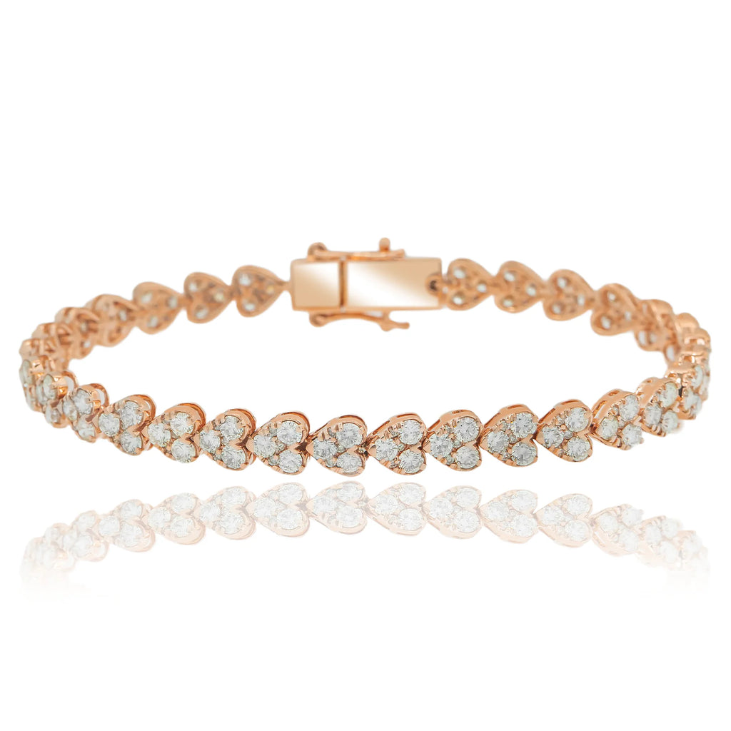 DIAMOND HEART BRACELET