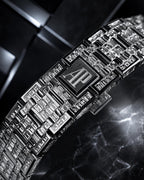 Audemars Piguet – Royal Oak Offshore 42 mm – Full Custom 18k White Gold set with VVS/VS Baguette Diamonds