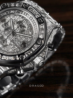 Audemars Piguet – Royal Oak Offshore 42 mm – Full Custom 18k White Gold set with VVS/VS Baguette Diamonds
