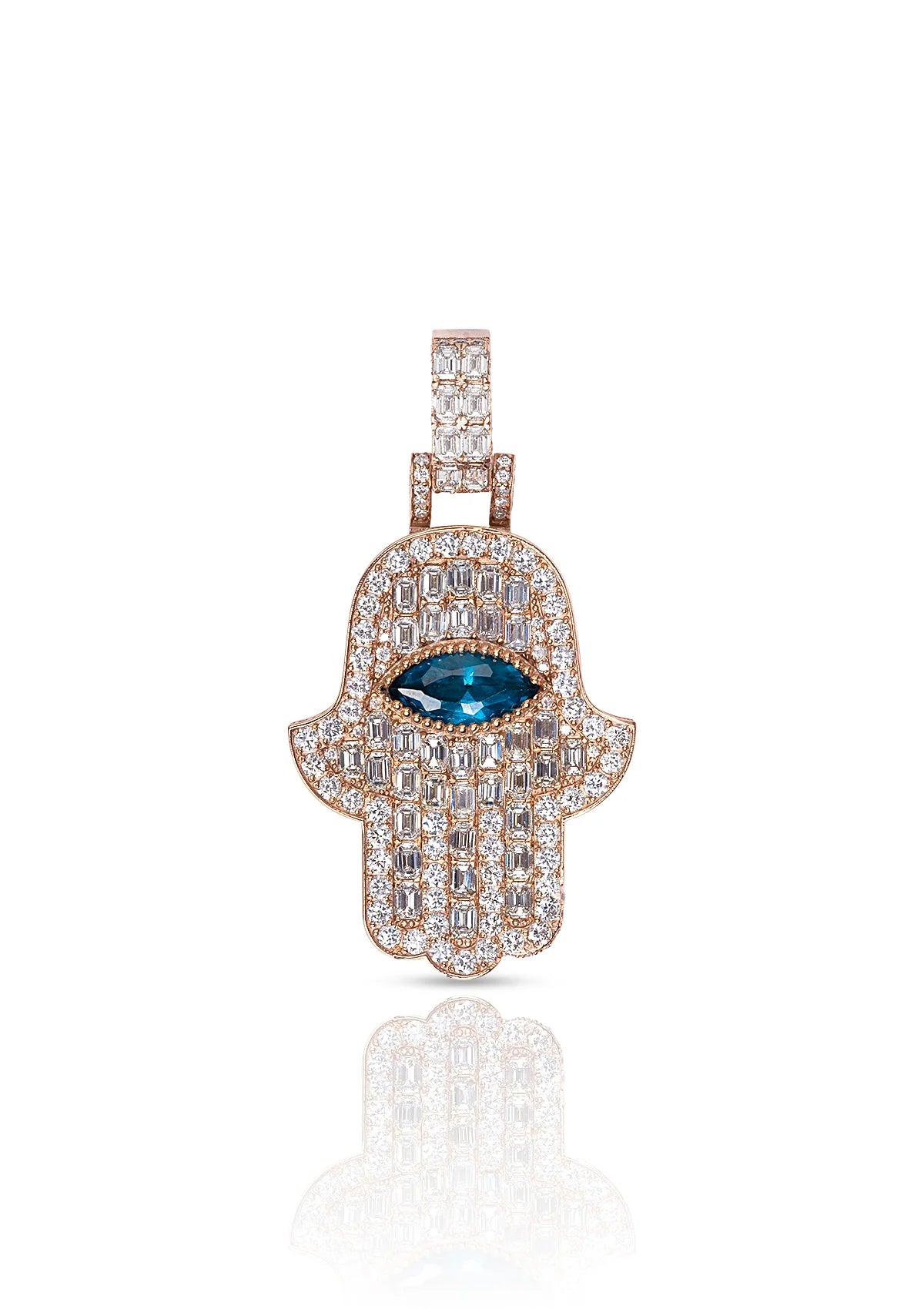 DIAMOND HAMSA PENDANT