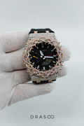 CUSTOM ICED-OUT G-SHOCK THORN CROWN WATCH