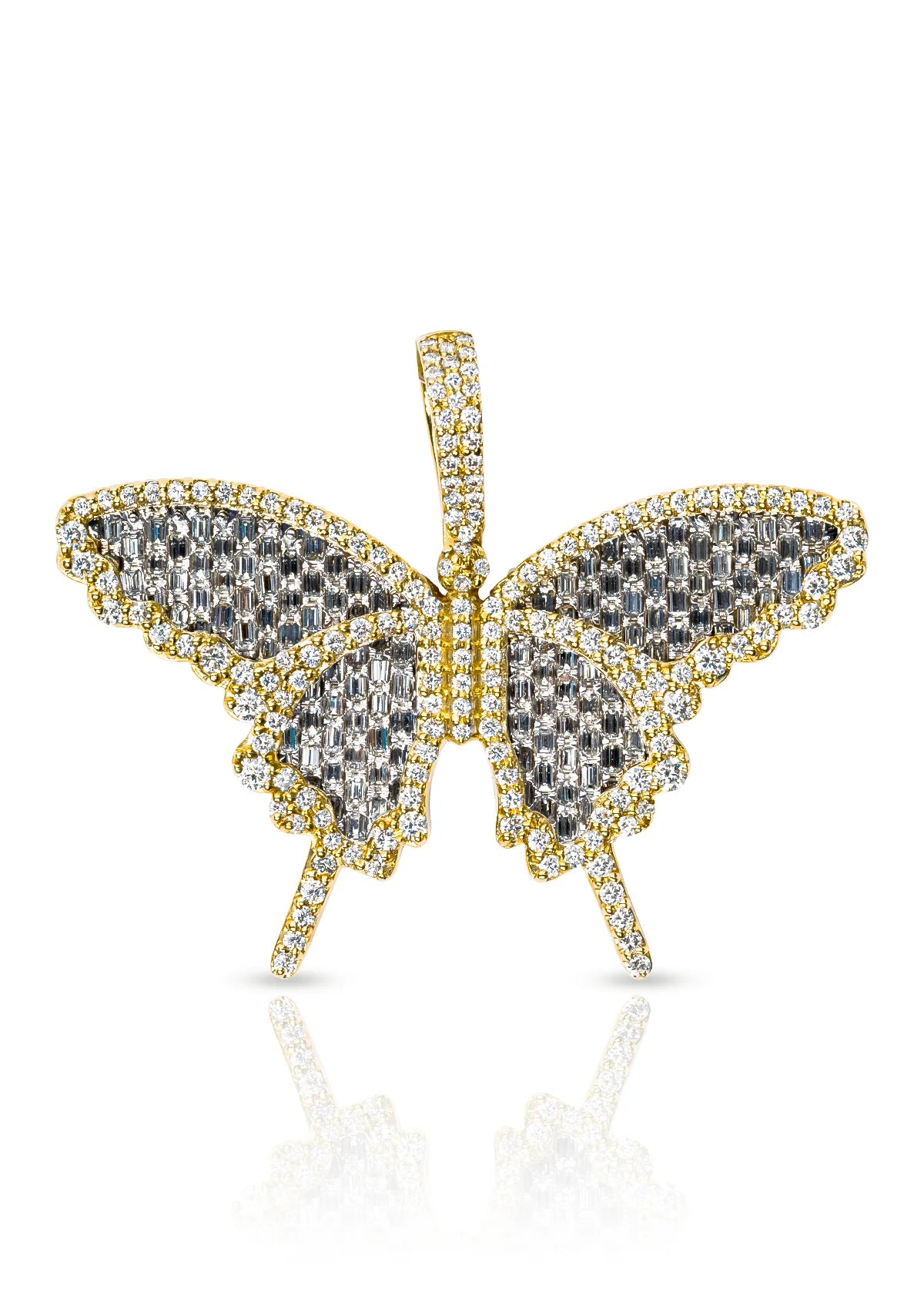 DIAMOND BUTTERFLY PENDANT