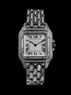 Cartier Panthère Medium – Steel – Quartz Movement – Custom Diamond-Set